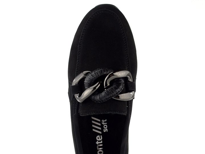 Remonte černé sportovnější mokasíny D1G11-02