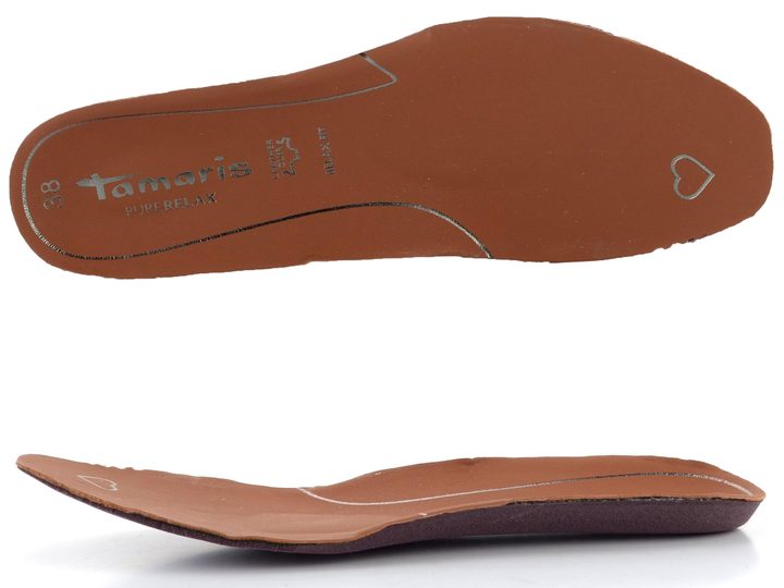 Tamaris tenisky na klínku Red Combi 1-23764-43