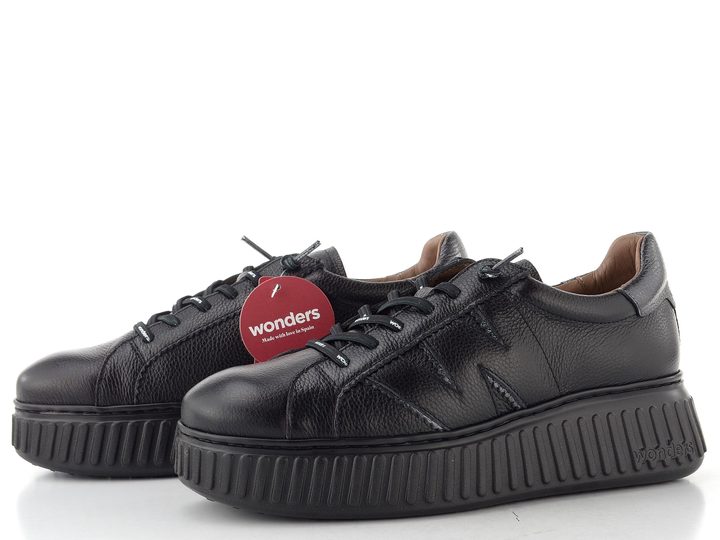 Wonders dámské tenisky na platformě negro/plomo A-5201