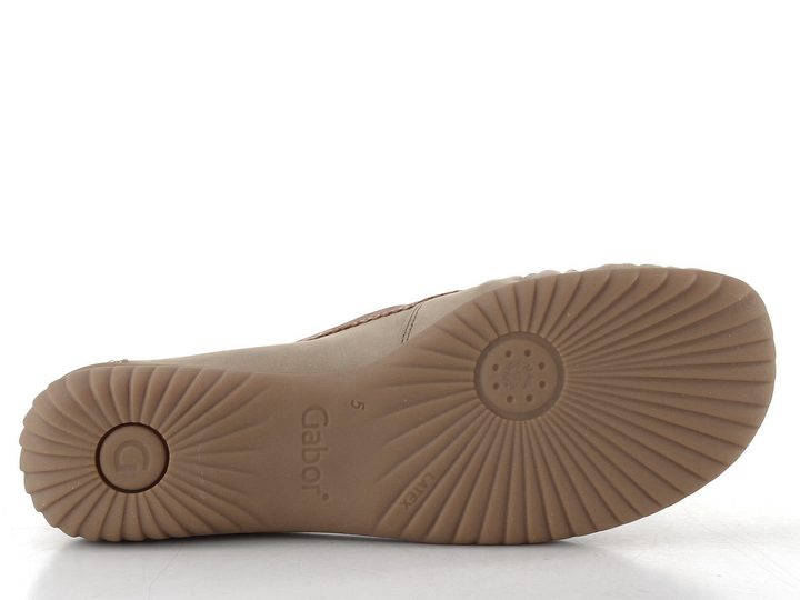 Gabor mokasíny s ozdobným šitím corda/new whisky 86.090.43