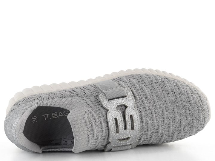 TT.BAGATT šedé prozouvací polobotky D31-AI662-6969