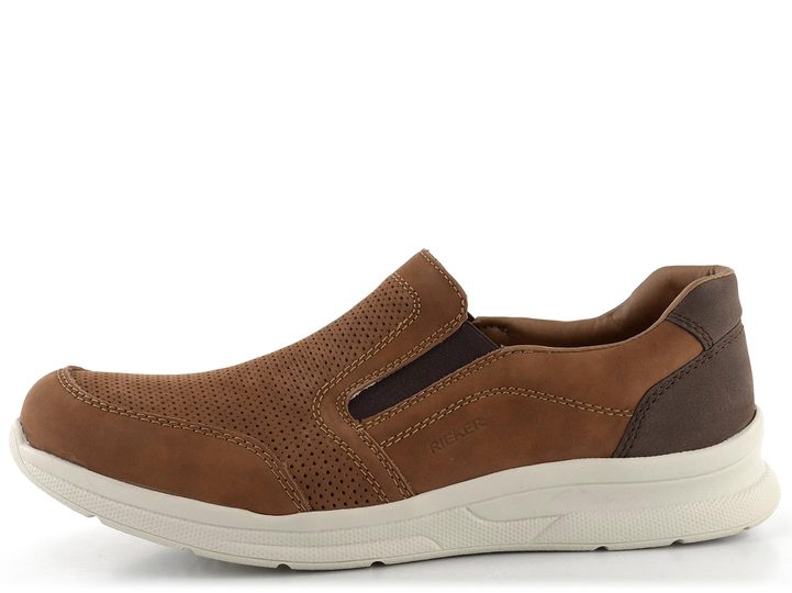Rieker pánské prozouvací polobotky hnědé 14853-24
