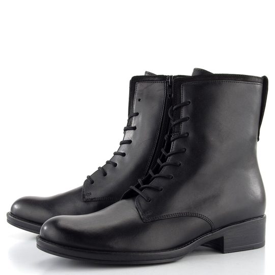 Gabor šnurovacia členková obuv čierna 51.602.27