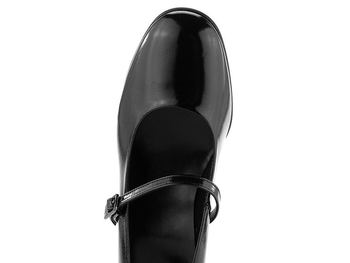 Högl čierne lodičky s priehlavkovým pásikom 8-104210