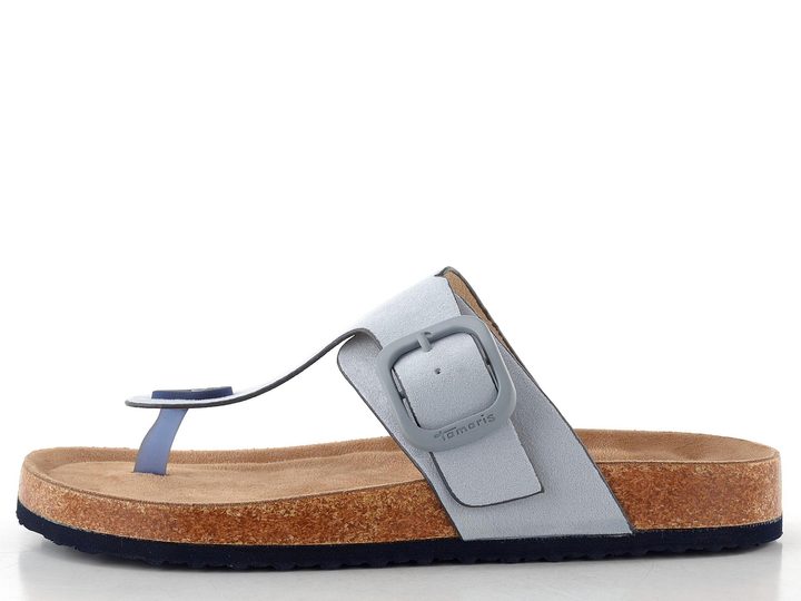 Tamaris textilní pantofle/žabky light blue 1-27400-46