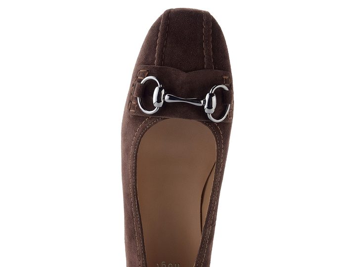 Högl semišové baleríny chocplum 0-100922-2100