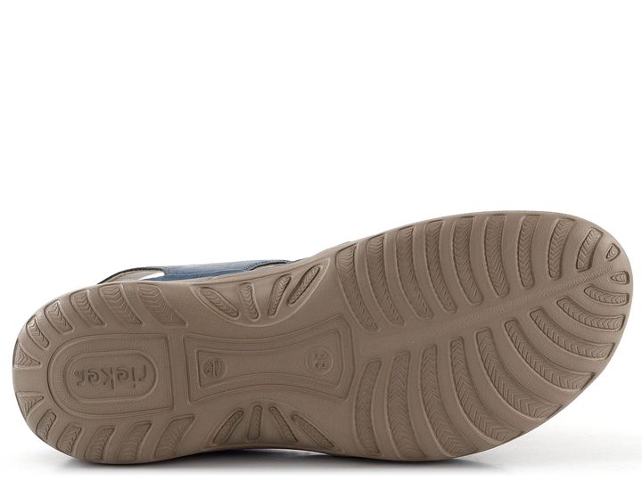 Rieker modré sandály s gumičkami 64870-14