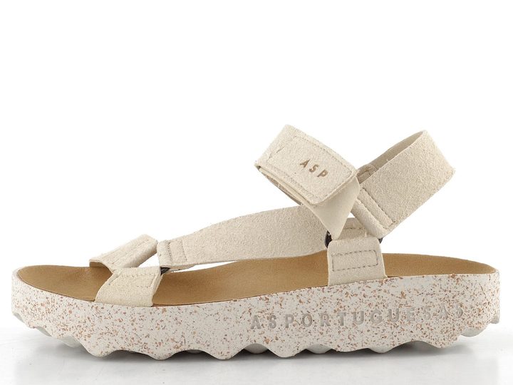 Asportuguesas béžové sandály Clew L P018222009