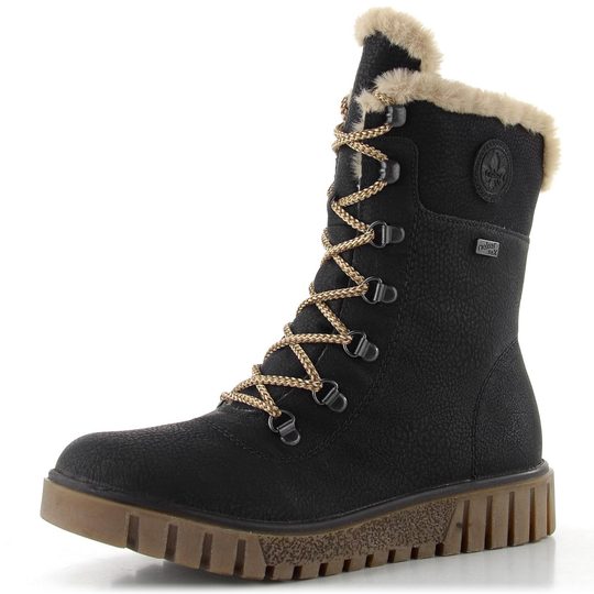 Rieker vyšší kotník na platformě černý Y3424-00