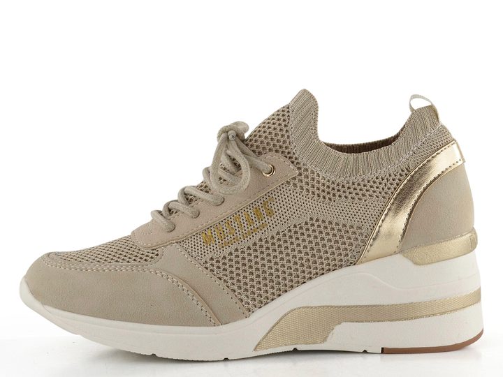 Mustang tenisky na klínu beige 1303-305-004