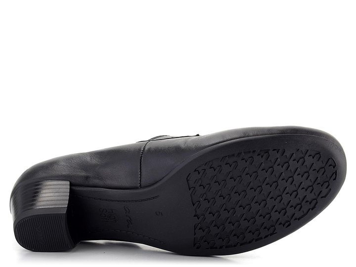 Ara širšie lodičky s priehlavkovým pásikom Catania Black 12-63601-01