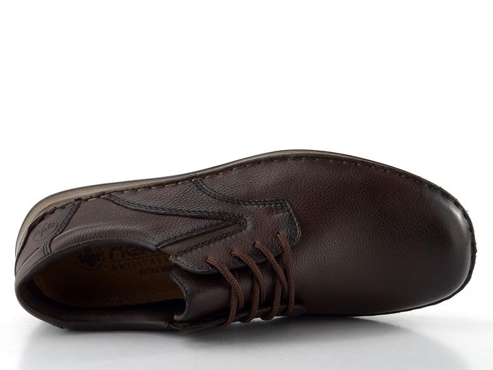 Rieker pánske poltopánky tmavo hnedé 05211-25