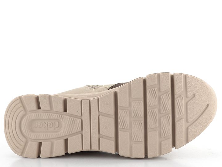 Rieker tenisková členková obuv béžovo-hnedá 48002-60