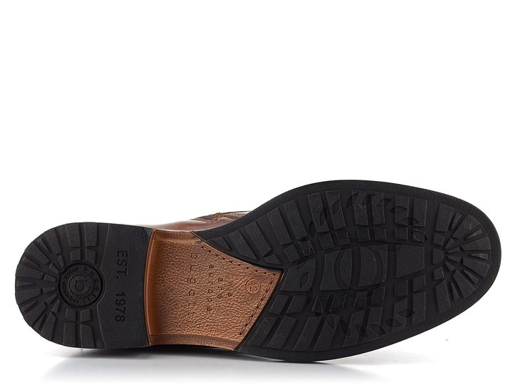 Bugatti vyšší šněrovací kotník koňakový 331-78239-1000