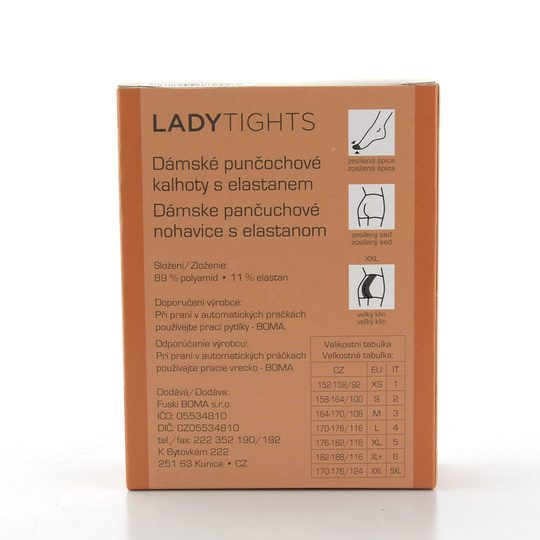 Jemné parfémované punčochové kalhoty s elastanem beige 20 DEN