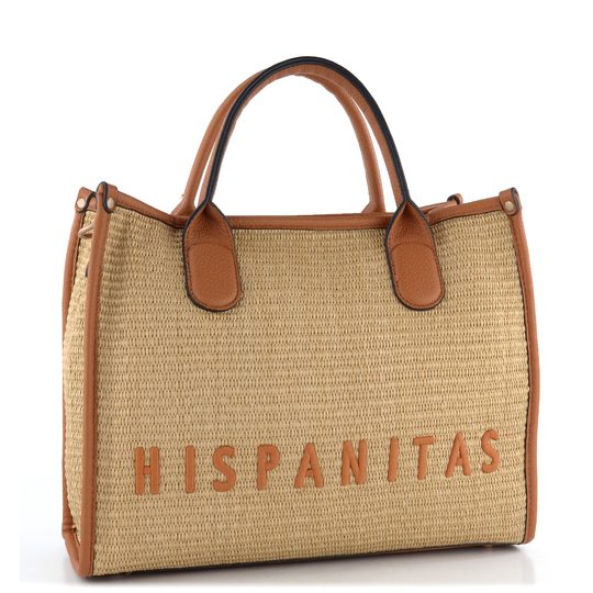 Hispanitas shopper kabelka Natural/Cuoio BV253833