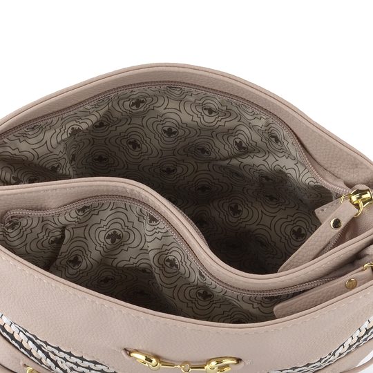 Rieker crossbody kabelka Rose/Schwarz-metalic H1517-60