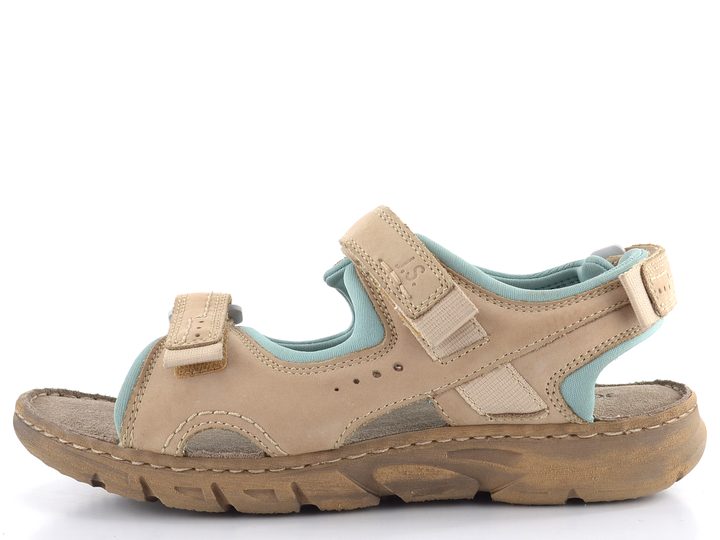 Josef Seibel športovejšie sandále béžové kombi 76801TE381