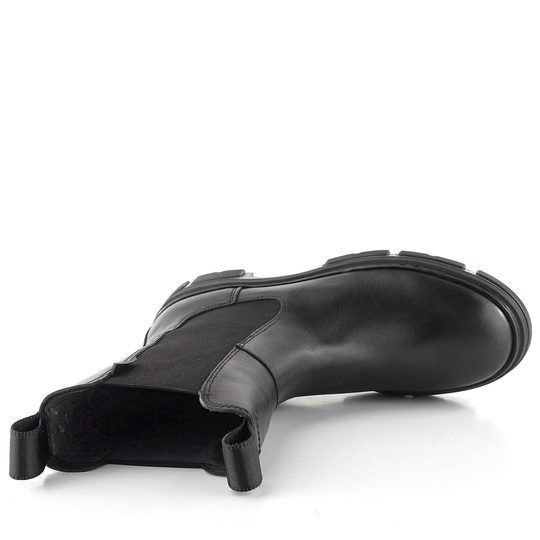 Gant vysoký chelsea kotník na hrubé podešvi Monthike Black 25541435