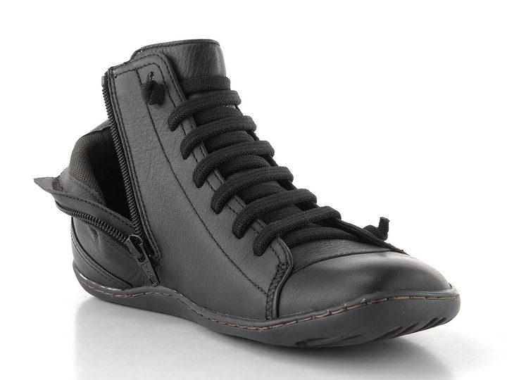 Camper šněrovací kotník Peu black K400509-018