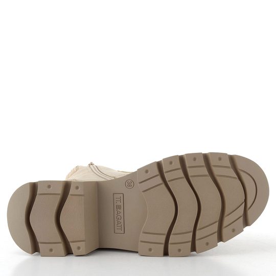 TT.Bagatt kotník na hrubé podešvi béžový D35-ATS30-5569