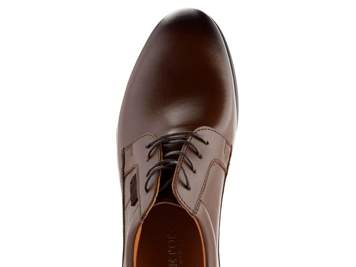 Barton pánské klasické hnědé polobotky M24142