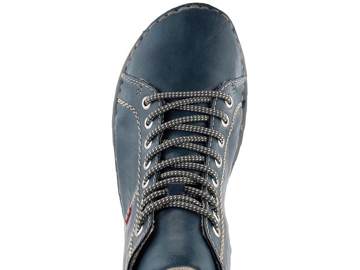 Rieker šnurovacia členková obuv modrá 71510-14