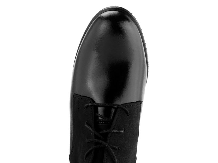 Barton dámský elegantní kotník na podpatku černý 6923