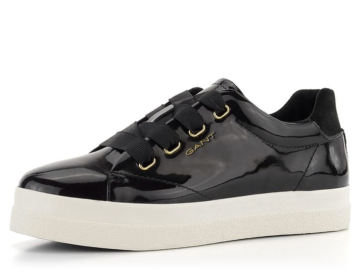 Gant čierne lakované sneakers tenisky Avona 23531092