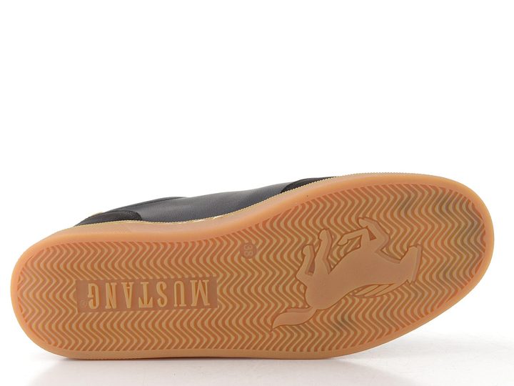 Mustang šněrovací tenisky black/white 26M0512001