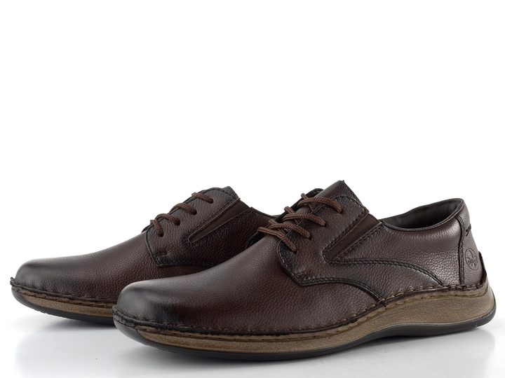 Rieker pánske poltopánky tmavo hnedé 05211-25