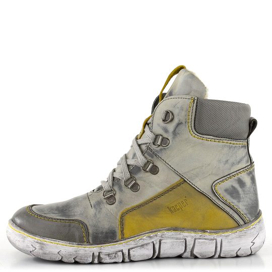 Kacper vyteplený kotník stínovaný šedý 4-0250