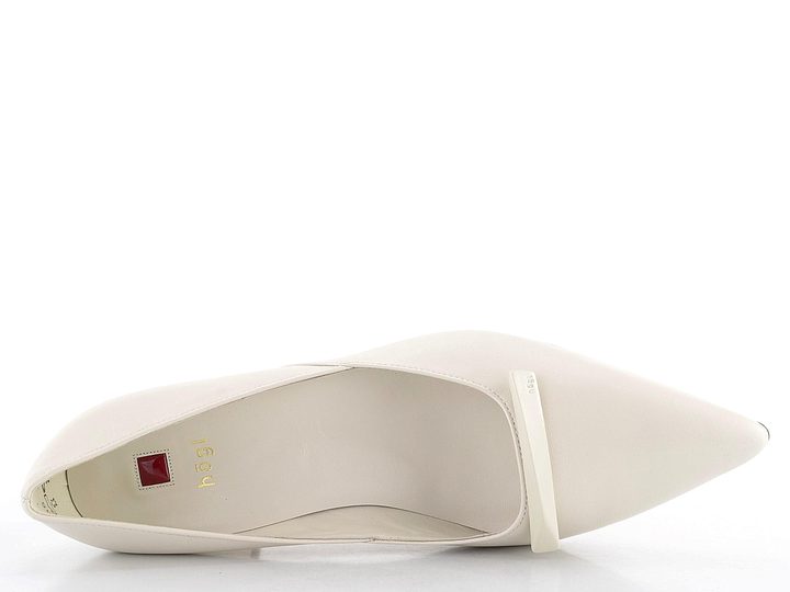 Högl lodičky na širokom podpätku Creme 8-104510