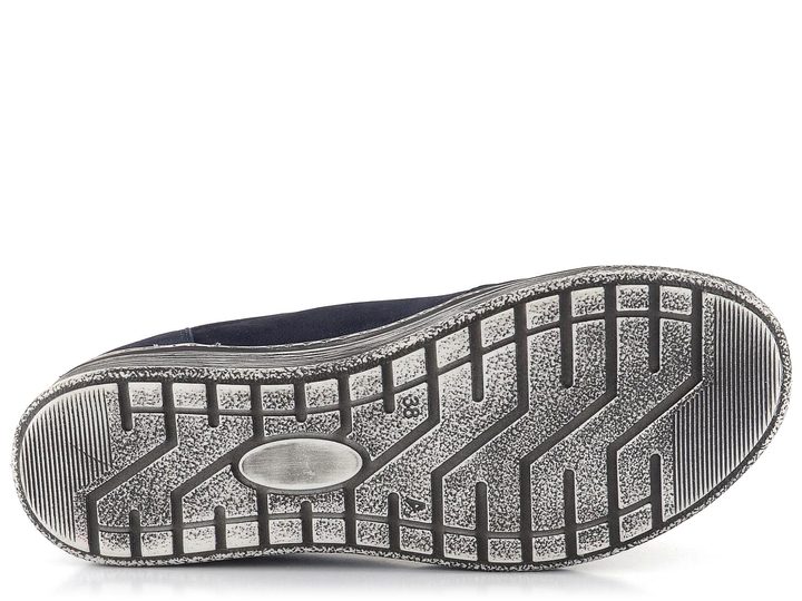 Looke nubukové polobotky tmavě modré Soleil L0797-04