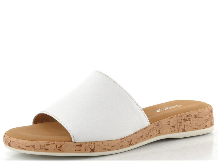 Gabor kožené pantofle weiss 82.730.50