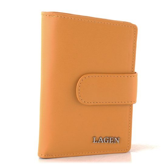 Dámská peněženka se zápinkou žlutá 50313