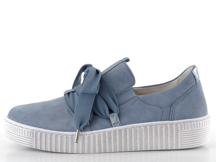 Gabor semišové prozouvací polobotky světle modré 83.333.10