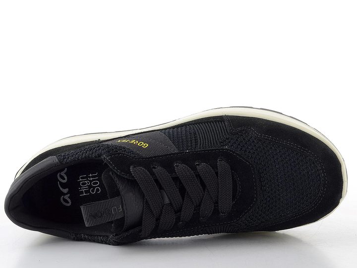 Ara širší černé tenisky s membránou New York 12-25110-01