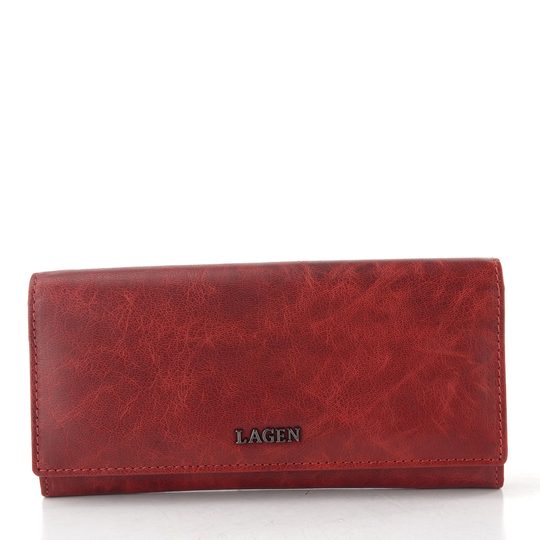 Kožená dámská peněženka velká port wine LG-7632 P