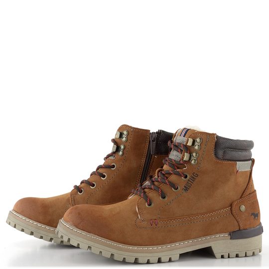 Mustang pánský pohorkový kotník Mittelbraun 4142-602