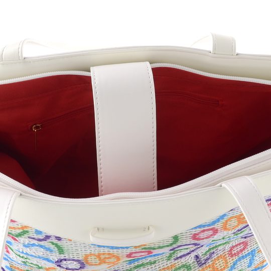 Remonte shopper kabelka weiss/weiss-multi Q0772-80