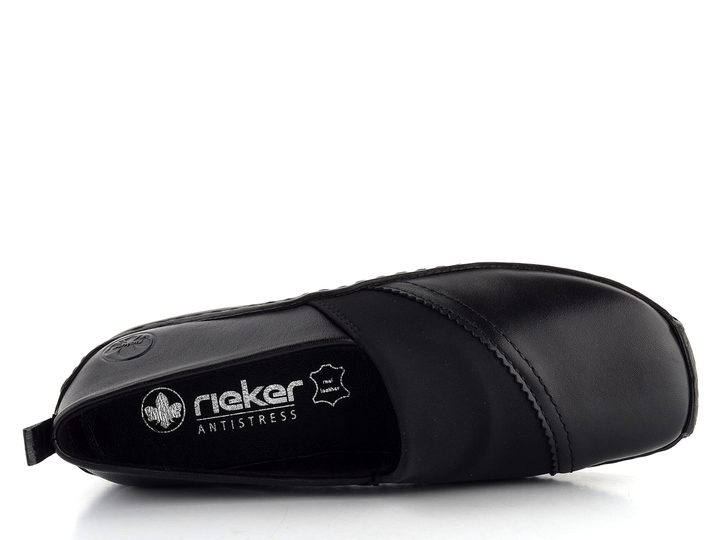 Rieker prozouvací polobotky černé L1790-00