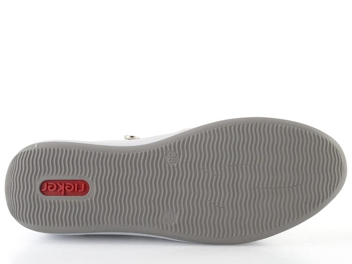 Rieker tenisky se zipy bílé N1100-81