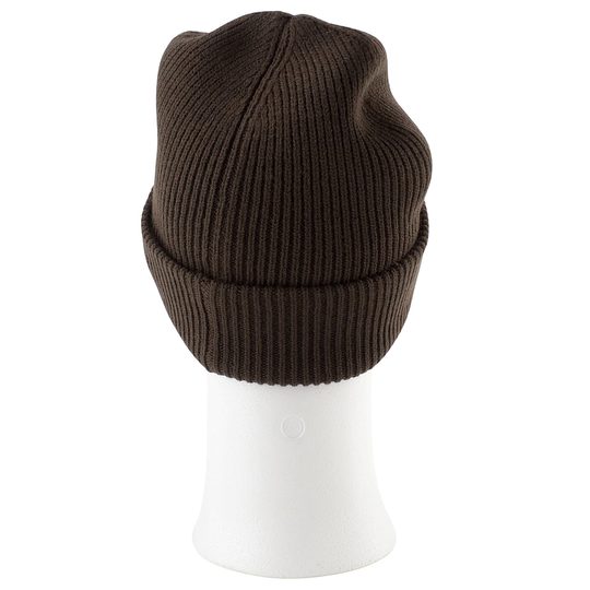 Bugatti oboustranná pánská pletená čepice tmavě hnědá/světle hnědá 629313-870