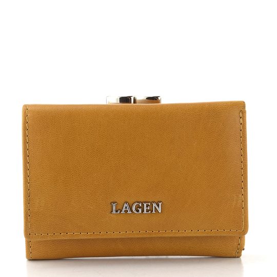 Lagen dámská peněženka rámečková žlutá LG-2131