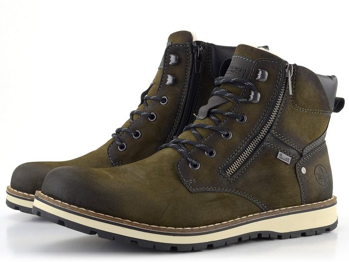 Rieker pánský kotník s membránou zelený 38425-54