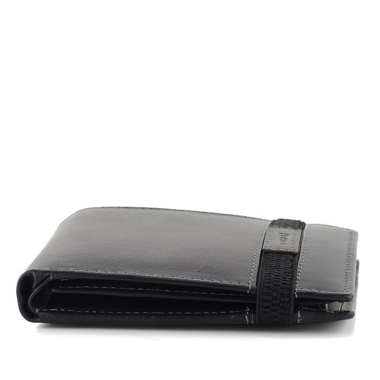 Lagen pánská peněženka s gumičkou černá 61178