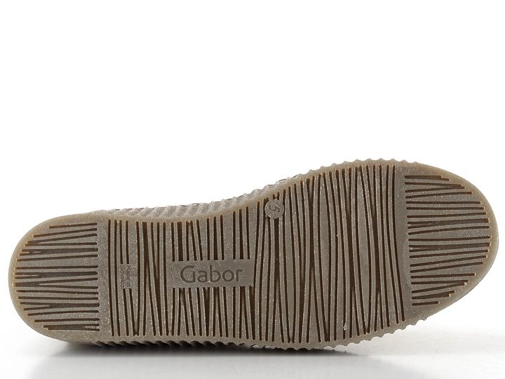 Gabor semišová členková obuv na platforme sahara 73.731.11