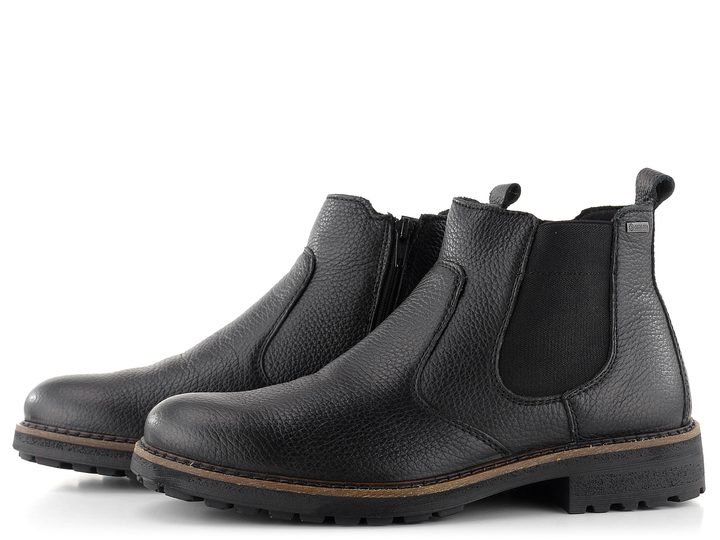Ara pánský kožený kotník s Gore-Tex Black Frederik 11-24715-01
