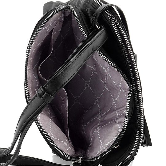 Tamaris crossbody kabelka s potiskem Lisa Black 32380